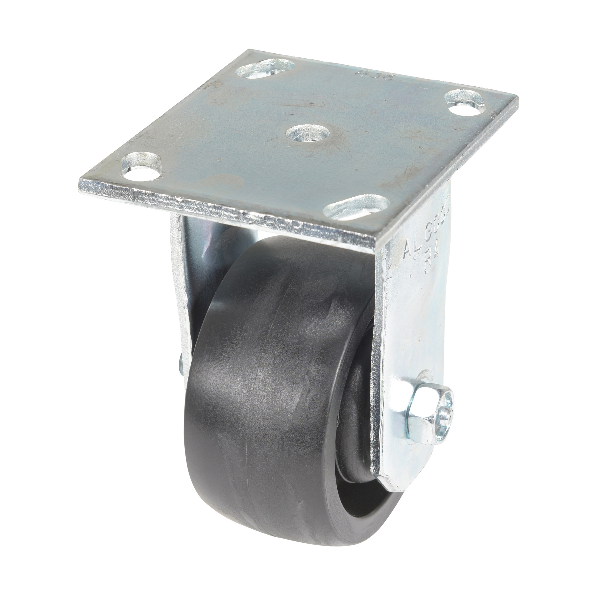 Vestil Glass Filled Nylon Caster - 4in. Diameter, Non-Marking, Chemical-Resistant, Model# CST-HLD-4X2GFN-R